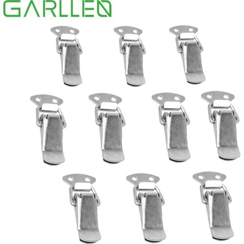GARLLEN 10Pcs High Quality Alloy Toggle Latch Tension Lock Lever Lock Box Lock Snap Lock for Toolbox Aviation Case Most of Chest