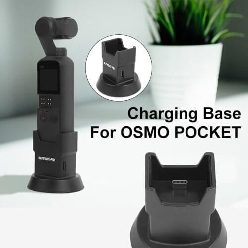 Gimbal Accessories for Dji Osmo Pocket Vertical Gimbal Base Holder Fixed Mount 1/4 Screw USB Charging Port Type-C