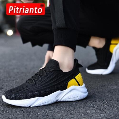 Men Shoes Air Mesh Casual Shoes Summer Lace Up Trainers Light Soft Breathable Sneakers Men Chaussure Homme Sport Shoes Big Size