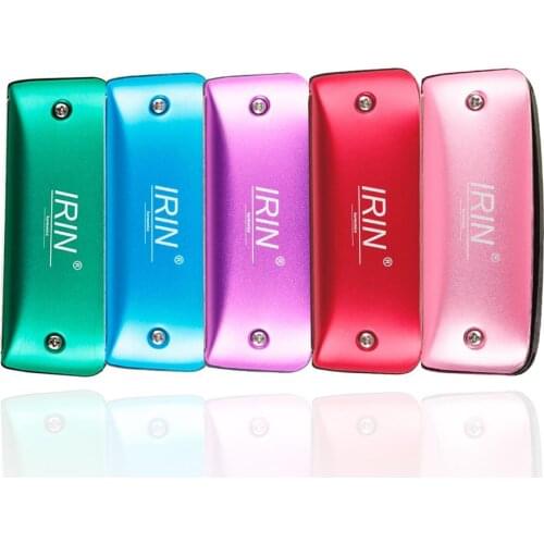 Metal Harmonica IH-7 IRIN 7-hole C Tone Harmonica Colorful Blues Harmonica + Lanyard Music Instrument