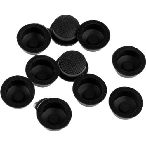New 10pcs LED Flashlight Torch Light Tail Switch Button Cover Cap Outdoor Tools Rubber Cover Cap Anti Slide Skid Slip