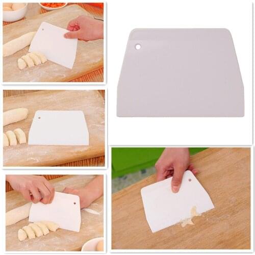 New Cream Smooth Cake Spatula Baking Pastry Tools Dough Scraper Kitchen Butter Knife Dough Cutter