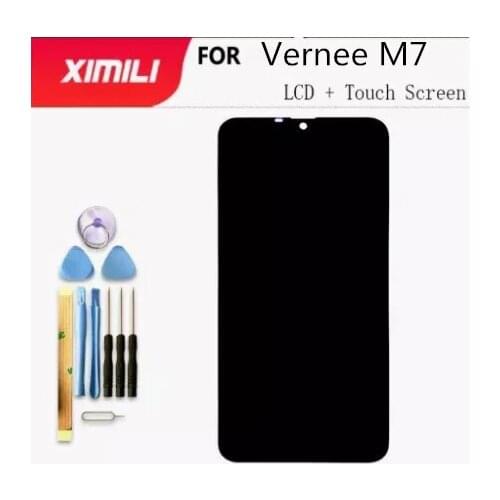 New 100% Original 6.1 inch for Vernee M7 lCD Screen Display+Touch Panel Digitizer Vernee M7 Replacement +Tools