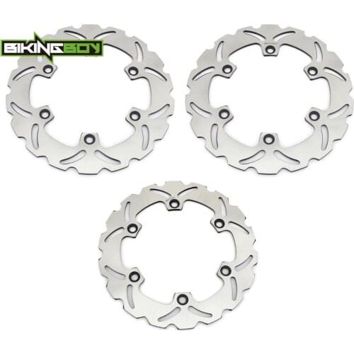 BIKINGBOY Front Rear Brake Disks Discs Rotors For Honda VFR 750 F Interceptor 1986 1987 CBR 750 Hurricane 87 88 89 276mm 256mm