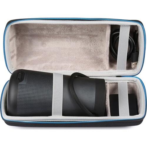 Portable EVA Waterproof Carrying Bag Pouch Protective Storage Case Cover for Bose SoundLink Revolve+ II Bluetooth Speaker