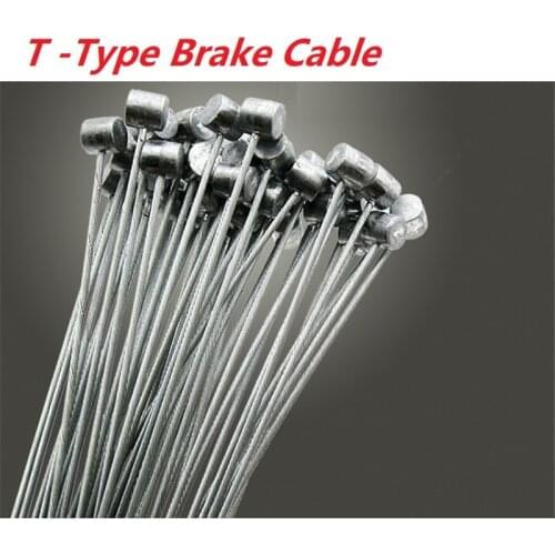 2-3-4-5M T-Type Brake Cable City Bike Mountain Bike Electric Bicycle Motorcycle Brake Line Brake Steel Wire