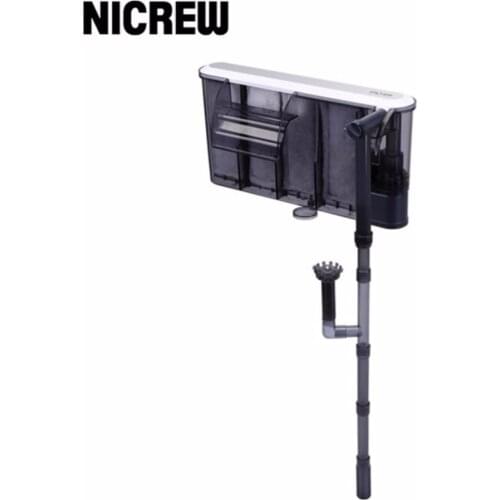 Nicrew Aquarium Submersibl 3-in-1 External Hanging Fish Tank Power Filter XP-05/09/11/13 waterfall external aquarium air pump