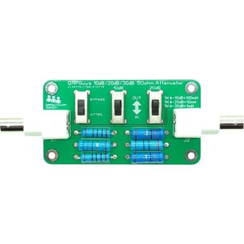 1pc 10W 30DB 50Ohms Attenuator Fader Pad PCB Assembly parts /finished Product