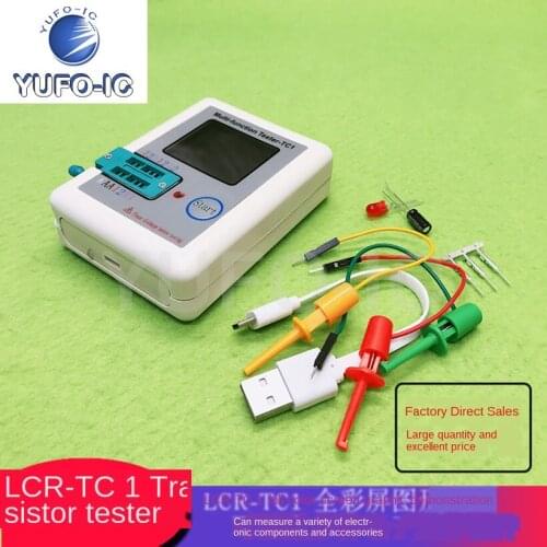 1pcs LCR-TC1 Transistor Tester Full Color Graphic Display May Be Used to Measure a Variety of Electronic Components Accessories