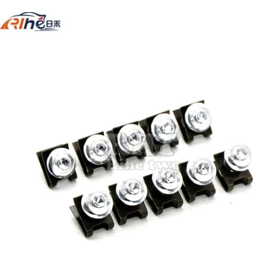 10 Pieces 6MM Motorcycle Fairing Body Screws for Kawasaki ZX7R ZX9 ZX1100 ZRX1100 ZZR1200 ZG1000 For Yamaha YZF-R125/125R R3 r1