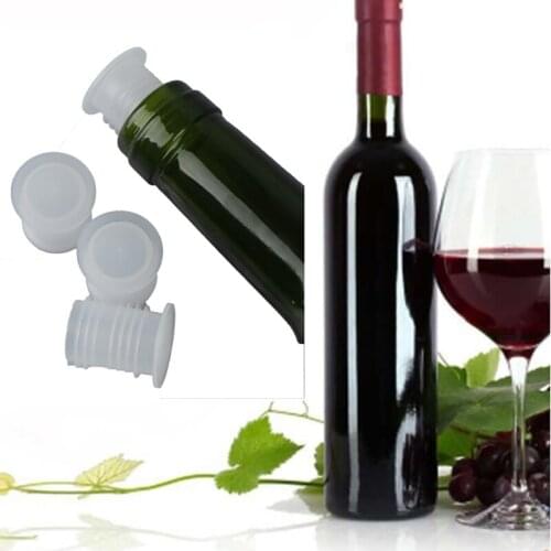 10pcs Wine Bottle Stopper Glass Bottle Save Plug Bar Tool Cap Sealing Stopper