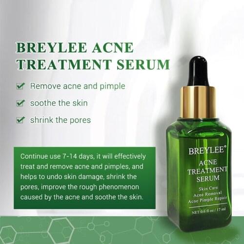 17ml Tea Tree Face Serum Acne Treatment Anti Acne Pimple Scar Remover Moisturizing Whitening Skin Care Facial Essence