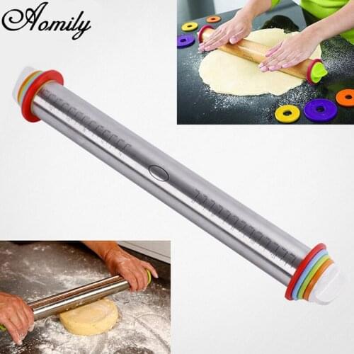 Aomily Adjustable Dough Rolling Pins