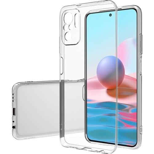 Case for Xiaomi Redmi Note 10S Note10 Pro Max Silicone Phone Back Bag Soft TPU For Redmi Note 10 Pro Max Jelly Clear Slim Funda