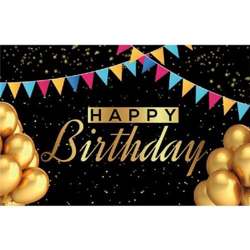 Birthday Tapestry Background Banner Party Arrangement Cloth Wall Hanging Interior Decorative Art Blanket 180x115cm