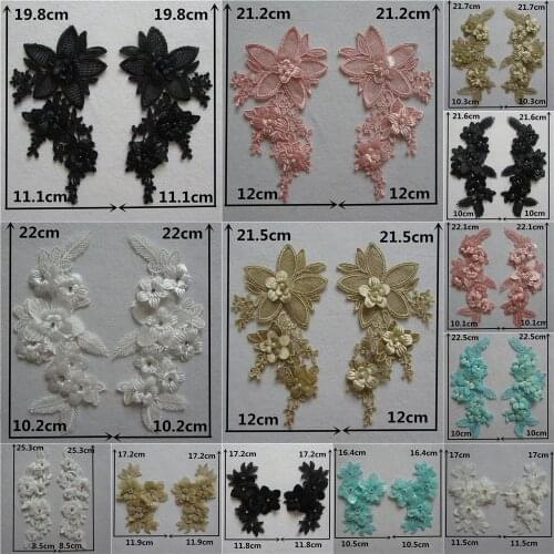 Brand new Fashion style Embroidery Lace Collar Applique DIY Lace Fabric clothing Sewing Neckline Craft Accessories YL556-YL568