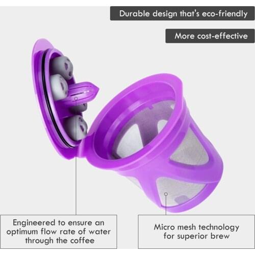Reusable Coffee Capsule Refillable -Nespresso Coffee Cup Filter For Keurig 1.0 2.0 Coffee Maker