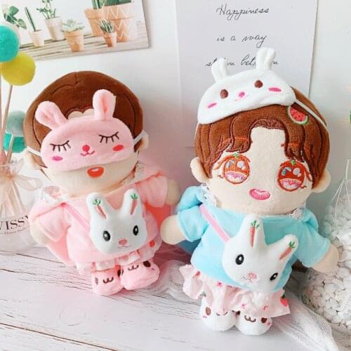 New Arrival Cute Clothing Sweater eyeshade Satchel suit EXO Sean Xiao Doll 20cm Handmade Doll Clothes DollS Accessories Gift