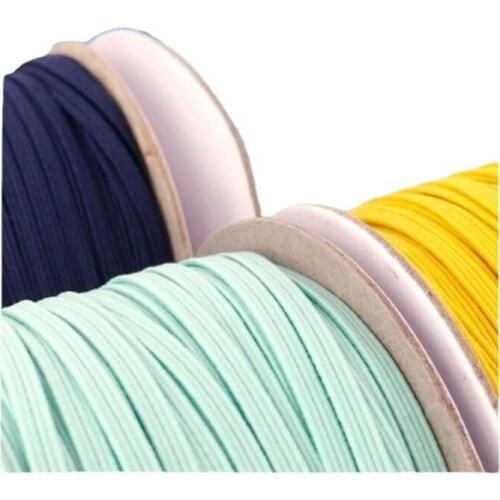 Solid Color Simple Comfortable Narrow Elastic Band For Childrens Clothing Material