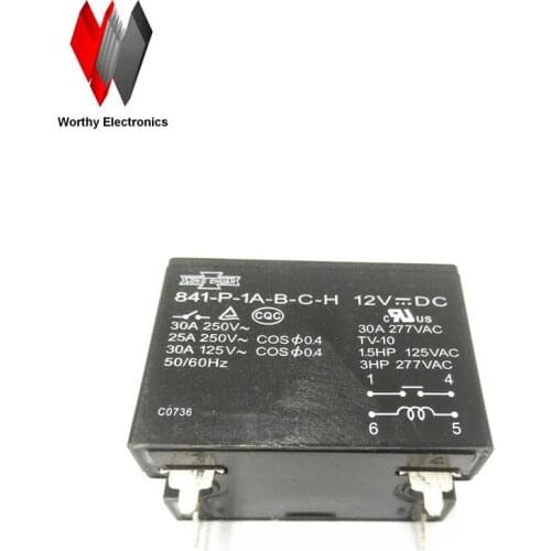 Wholesale 10pcs/lot relay 841-P-1A-B-C-H 12VDC