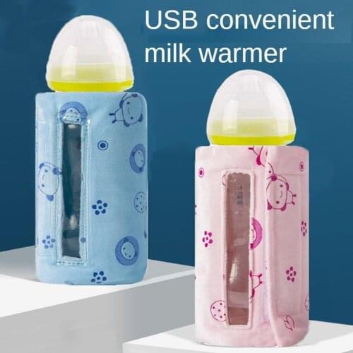 Bottle Warmer Milk USB Portable Travel Warming Cover Heater Infant Feeding Insulation Food Bag Storage Baby Bottle Holder
