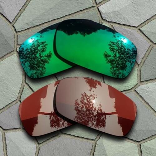 Jade Green&Bronze Brown Sunglasses Polarized Replacement Lenses for X Squared
