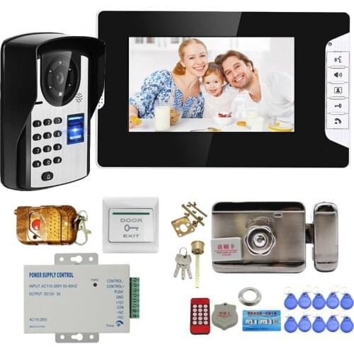 Good Quality Wired Video Door Phone with Lock Video Intercom for Apartment Home Electric Lock Access Control System