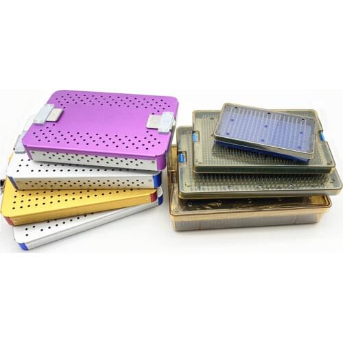 Ophthalmic microsurgical instruments Surgical Autoclavable Surgery Silicone Disinfection Box Tool