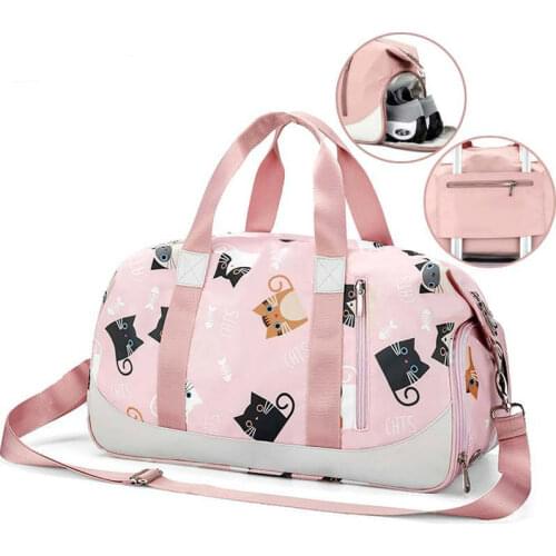 Dry Wet Fitness Bag Gym Gym Gym Gym Bags Nylon Training Shoulder Bag Men Travel Sports Bag Tas Yoga Gym Swimming Woman 2020 New