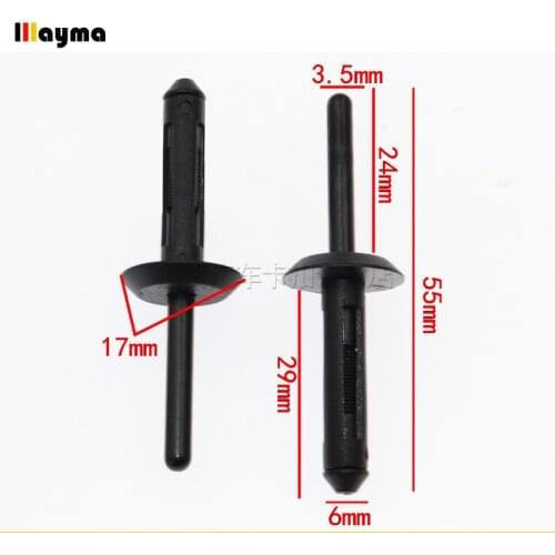 High quality Car Bumper Fender Plastic Rivet Retainer Fastener For BMW 3 Series E90 E92 E93 F30 E81 E82 E87 E60 F10 F20 F22 F23