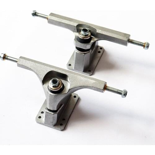 1 Pair 6.25inch Aluminium Alloy Longboard Skateboard Trucks Impact Resistance Hardware