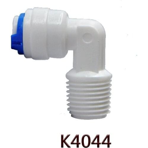 1pcs 1/4" Male Elbow 1/4" male threaded to pipe Connection Quick Connect RO Water filter pipe Connector Fittings free shipping