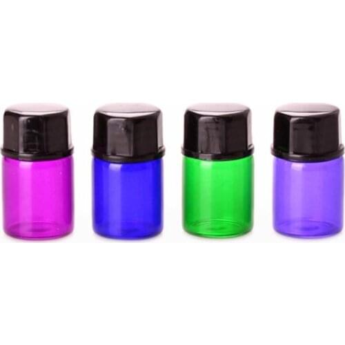 2ml Mini Glass Dropper Vial Test Sample Pot Cosmetic Container Essential Oil Bottles Makeup F20172410