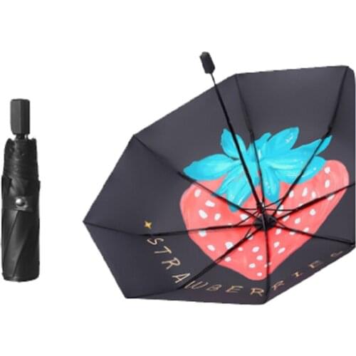 Mini sunshade, black glue sunshade, sunscreen and anti ultraviolet folding umbrella