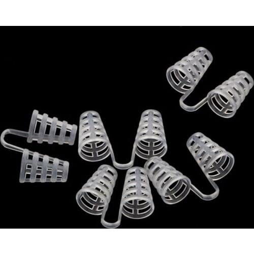 5pcs / Lot Hot Selling Anti Snoring Silicone Nose Clip Magnetic Stop Snoring Nose Clips Anti-Snoring Apnea Nose Clip