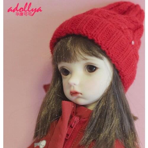 Adollya BJD Doll Accessories Hat Knitted Woolen Doll Hat To Match Toys for Girl Suitable for 1/4 1/6 BJD Dolls