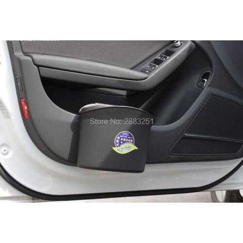 Accessories Big Capacity Car Opening Design Trash Bin Hang Type For Skoda octavia fabia yeti rapia superb octavia a7 Home Office