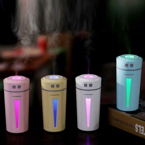 Car Home Air Humidifier Ultrasonic Mini USB LED Purifier Aroma Diffuser Car Home Air Freshener Auto Electronics Car Accessories