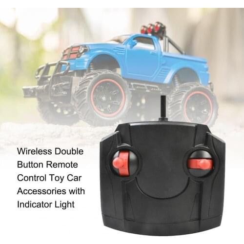Wireless Double Button Remote Control Toy Car Accessories with Indicator Light