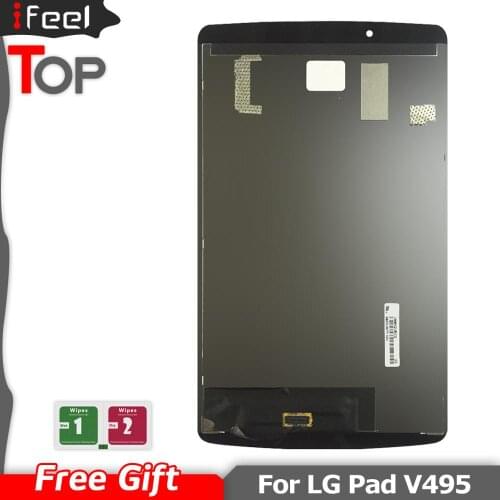 For LG G Pad F 8.0 V495 V496 LCD Display + Touch Screen Digitizer Assembly With Frame Free Shipping