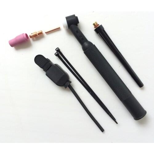 WP-9 TIG Torch Head Body 1 PK Air-Cooled 125Amp WP 9 WP9 SR-9 Black with torch switch