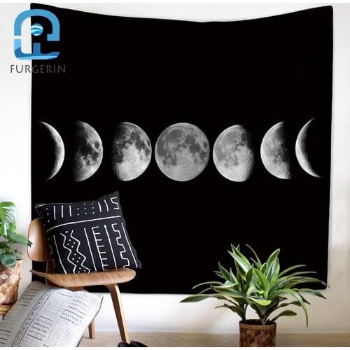 FURGERIN Moon Tapestry Wall Hanging decorative wall rugs Tapestries for Bedroom Dorm Room farmhouse decorations for home
