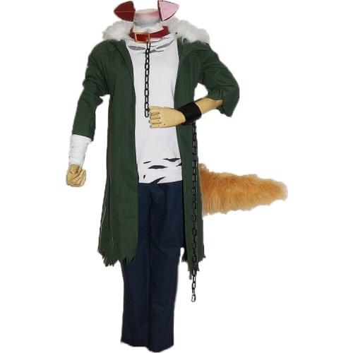 My Hero Academia Bakugou Katsuki Custom Made Adults Costume Outfit Cosplay Halloween costume with ears and tail 11