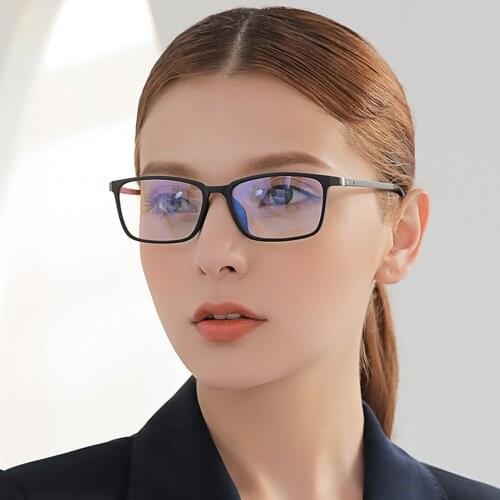 Glasses Unisex Anti Blue Light Lens Computer Goggles Optical Glasses Optical Eyeglasses Frame for Men Women Brand Designer V8837