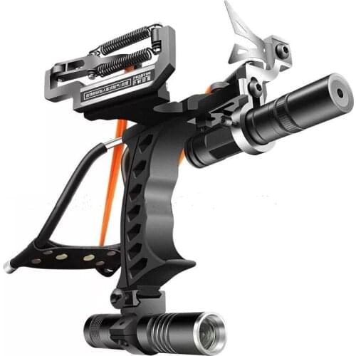 Hunting Fishing Laser Slingshot Powerful Multi Function Gun Professional Adults Catapult Rifle Sling Shot With Arrows Tools