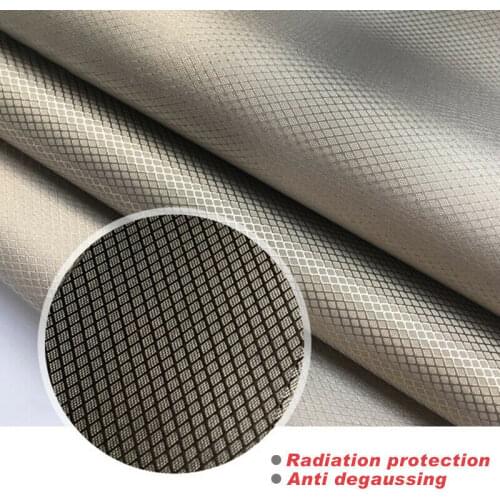 Radiation Shielding Fabric Protection Conductive RFID EMF Blocking Fabric Radiation-Resistant Fabric Radiowave/Microwave Shield