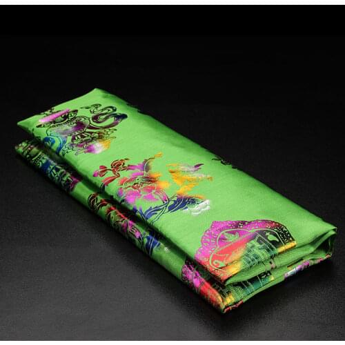 Hada Tibetan Jewelry Mongol Tibet Eight Auspicious Trailer Scarf Color Bronzing Green