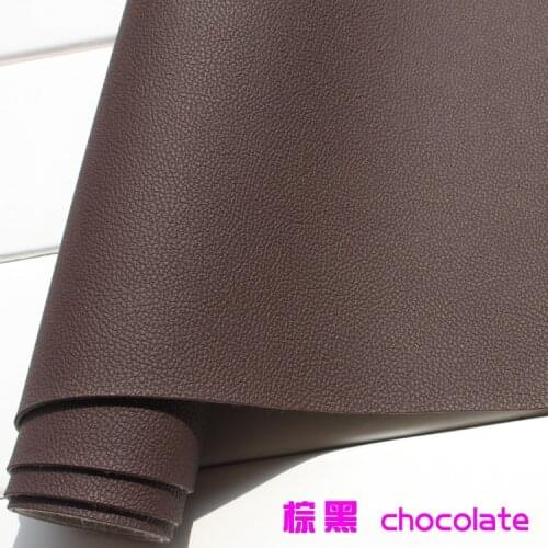 Chocolate Thick Faux Leather Fabric Imitation PU leather Car Interior Seats Sofa Upholstery 54" Sold By The Yard Free Shippi