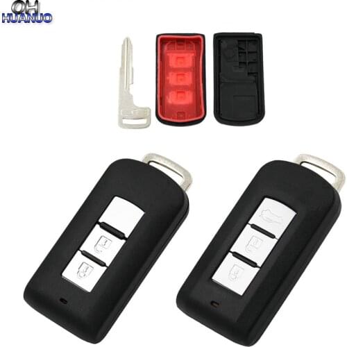 Replace New Folding Remote Key Shell Case Fob for Mitsubishi Lancer Outlander ASX 2-3 Button