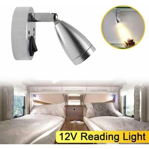 DC12V 6000K LED Spot Reading Light RV Bedside Boat Lamp Down light Home Adjustable Wall Ceiling spotlights Indoor Lamp wholesale